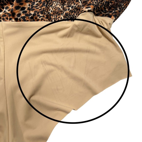 NWT L’AGENCE Women's XS Mariela Racer Bodysuit Animal Print - Picture 13 of 14